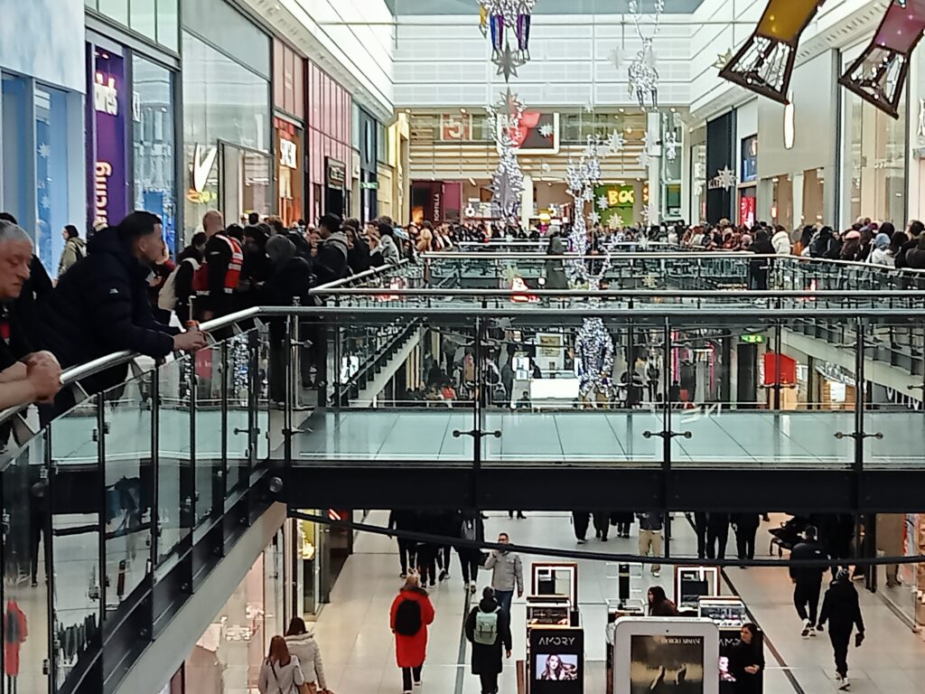 Buying mania at The Arndale.