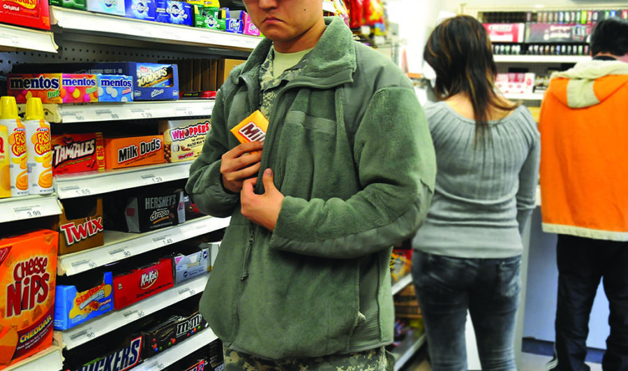 Shoplifting on the rise.