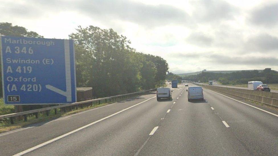 Child dies in M4 crash.