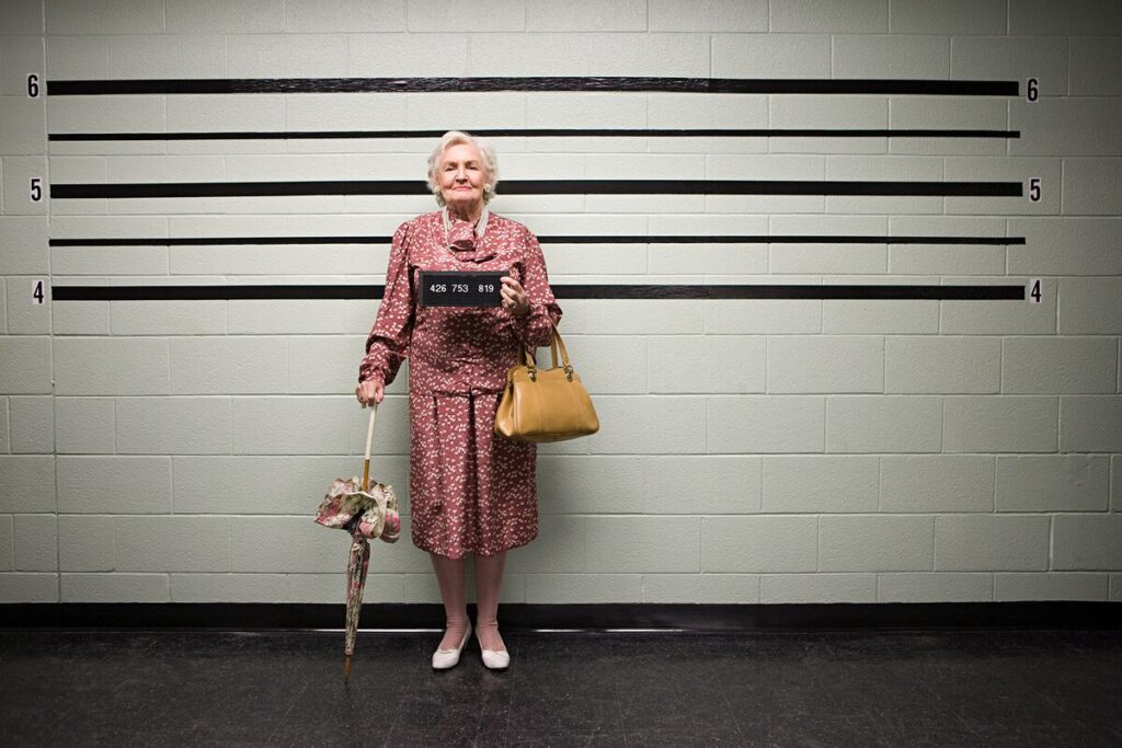 Shoplifting rise amongst the elderly.