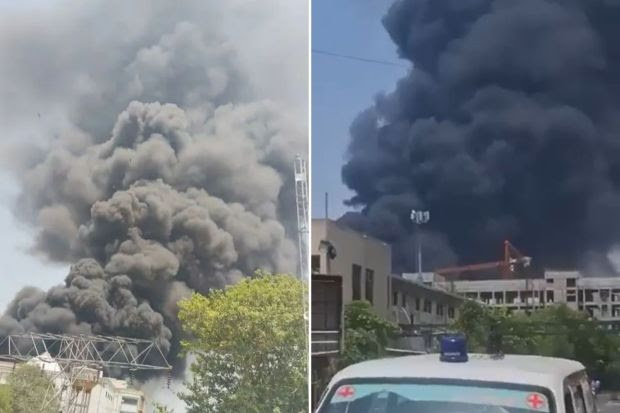 Air India plane crashes in Ahmedabad.