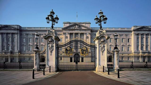 Buckingham Palace was given as a home address.