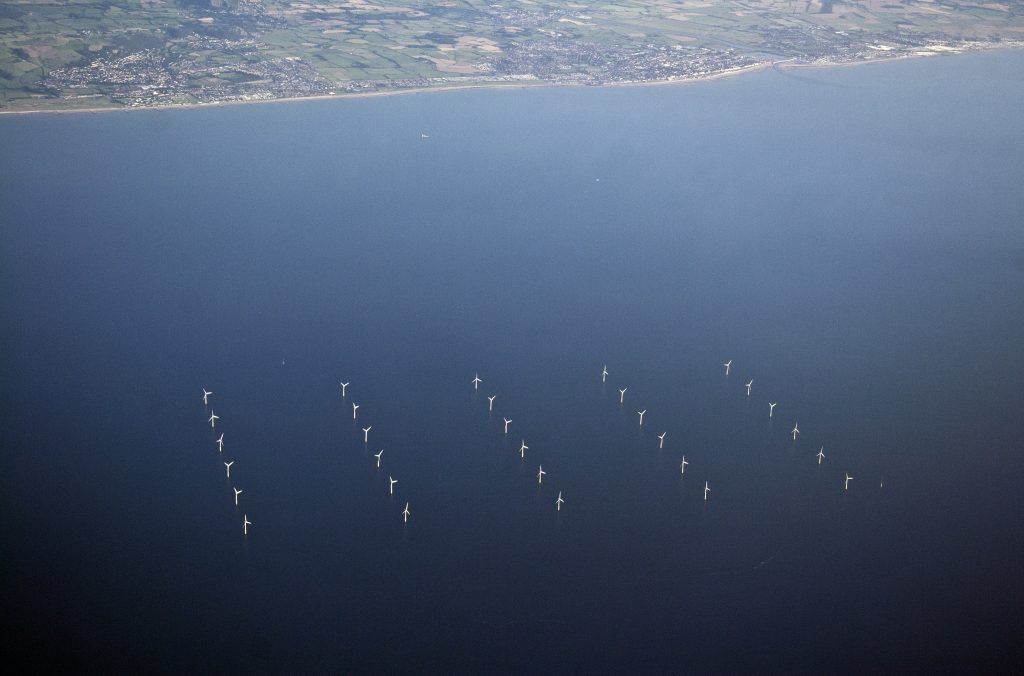 Wind power coming to the North Sea.