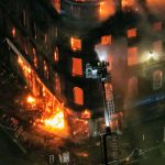 Glasgow train station in massive fire.