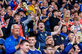 Scots fans arrive in America