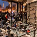 Looters are out in force in Paris.